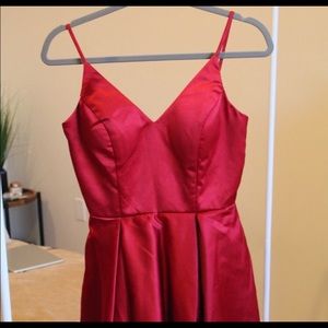 deep red formal dress!❣️